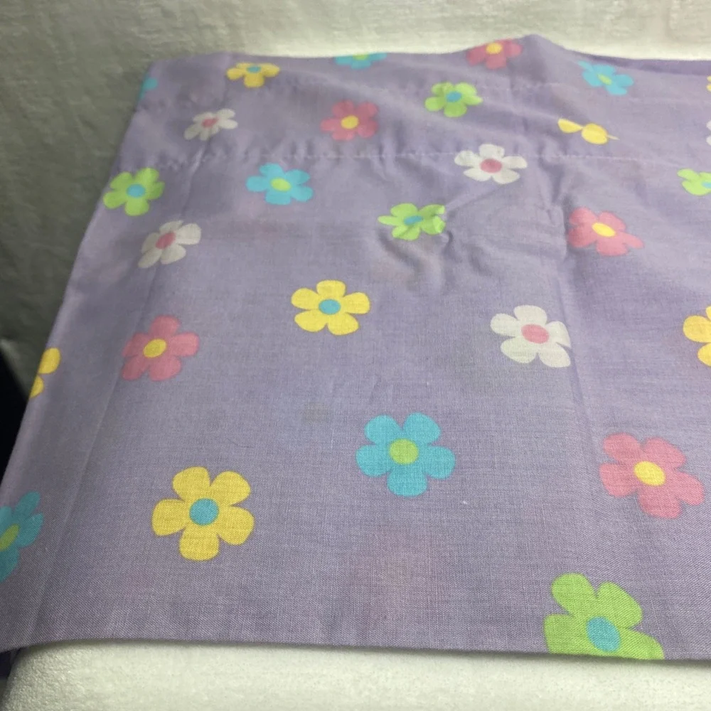 Dan Rivers Vintage Valance Curtain 60s Mod Flower Power Hip Colorful 78x15‎